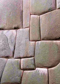 Particolare dei megaliti di Cuzco